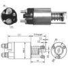 MEAT & DORIA 46045 Solenoid Switch, starter